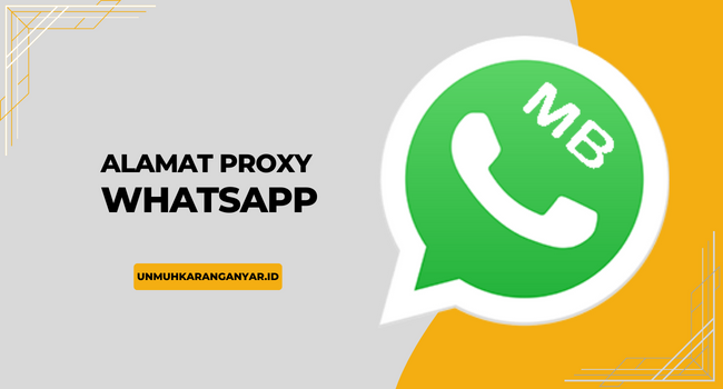 Alamat Proxy WhatsApp